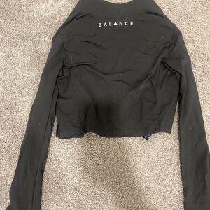 Balance Black Long Sleeve Jacket
